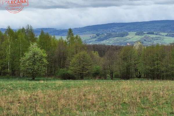 Atrakcyjna działka budowlana, widok na góry