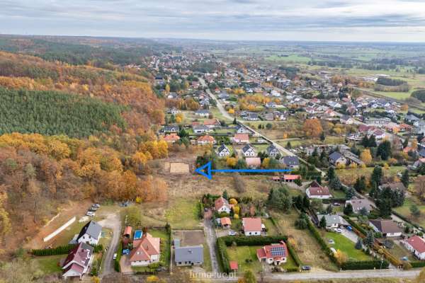 Blisko lasu z pozw. na budowę - dom parterowy