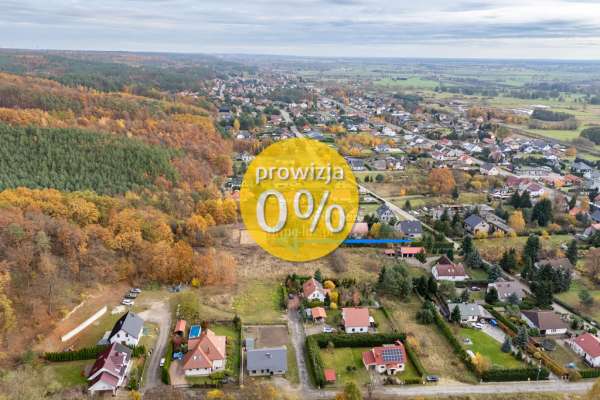 Blisko lasu z pozw. na budowę - dom parterowy