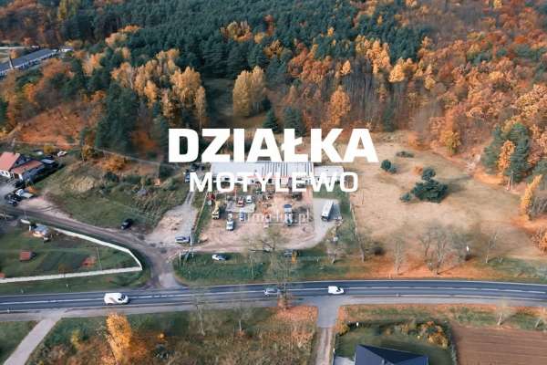 Działka usługowa 3600 m² w Motylewie